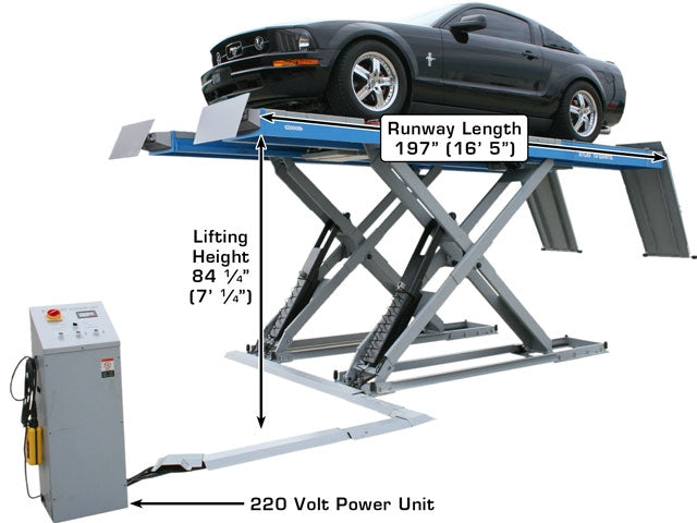 Atlas 12ASL 12,000 lb Alignment Scissor Lift | ATTD‑12ASL‑N
