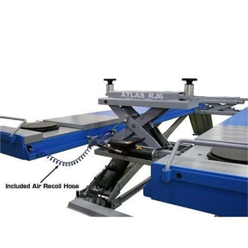 Atlas 12AWFSL 12,000 lb Alignment Scissor Lift + RJ‑6 Rolling Jacks Combo (Will Call) | ATTD‑12AWFSL‑COMBO