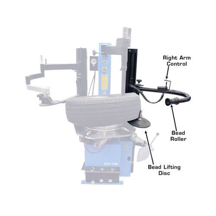 Atlas 200 Series Tire Changer Right-Hand Assist Arm ATTC-RHA-SA — Heavy-Duty Tire Changer Tool Accessory
