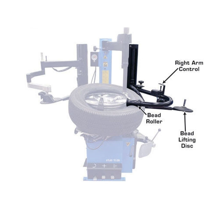 Atlas 200 Series Tire Changer Right-Hand Assist Arm ATTC-RHA-SA — Heavy-Duty Tire Changer Tool Accessory