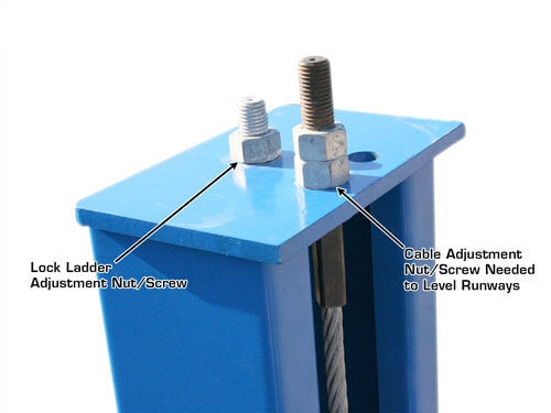Atlas 414A Commercial Grade Alignment 4-Post Lift – 14,000 lb Capacity Heavy-Duty Automotive Lift (ATTD-414A)