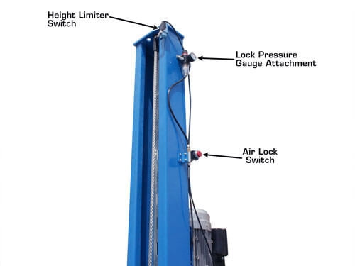 Atlas 414A Commercial Grade Alignment 4-Post Lift – 14,000 lb Capacity Heavy-Duty Automotive Lift (ATTD-414A)