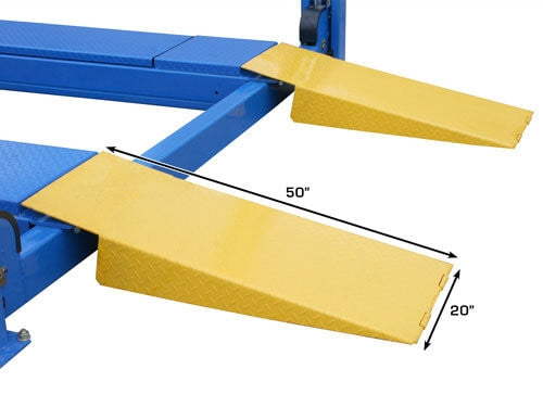 Atlas 414A Commercial Grade Alignment 4-Post Lift – 14,000 lb Capacity Heavy-Duty Automotive Lift (ATTD-414A)