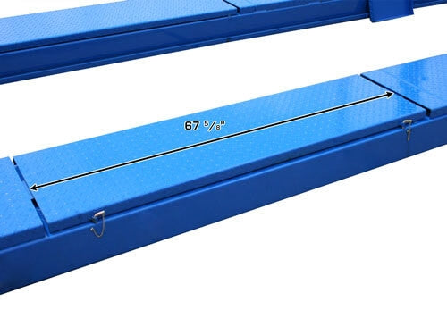 Atlas 414A Commercial Grade Alignment 4-Post Lift – 14,000 lb Capacity Heavy-Duty Automotive Lift (ATTD-414A)