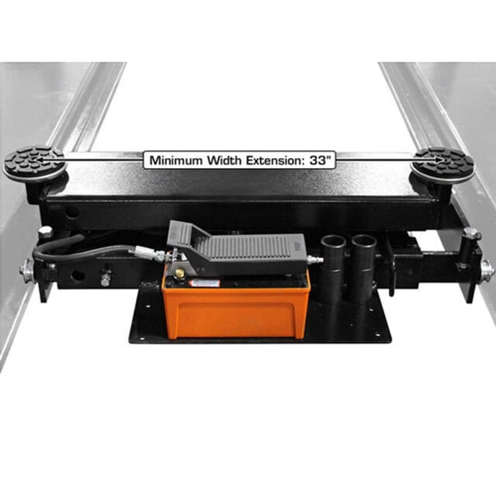 Atlas Automotive 6,000 lb Air/Hydraulic Rolling Bridge Jack – ATTD-RJ6BK