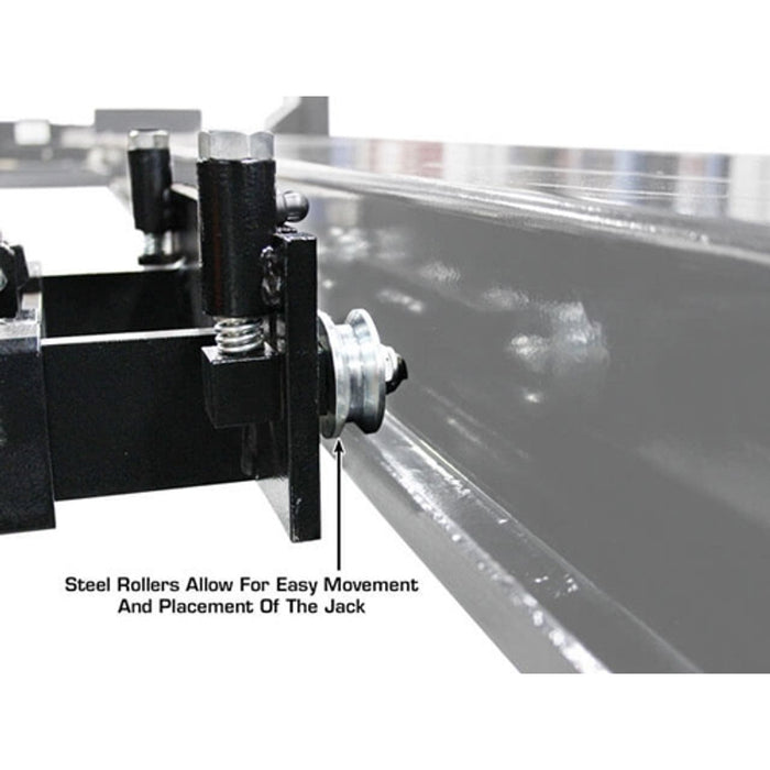 Atlas Automotive 6,000 lb Air/Hydraulic Rolling Bridge Jack – ATTD-RJ6BK