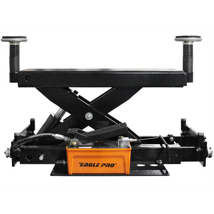 Atlas Automotive 6,000 lb Air/Hydraulic Rolling Bridge Jack – ATTD-RJ6BK