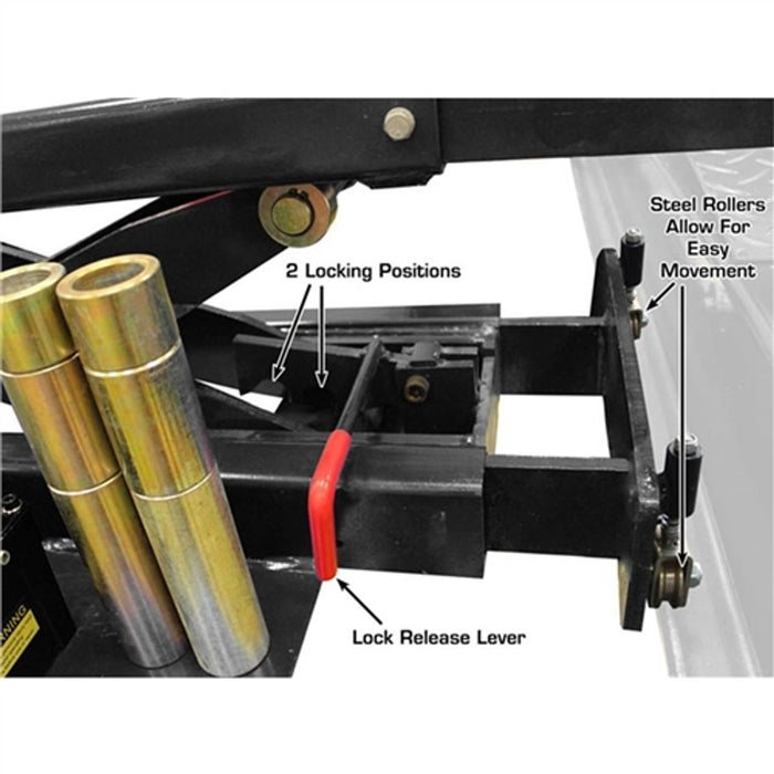 Atlas Automotive 8,000 lb Air/Hydraulic Rolling Bridge Jack – ATEATTD-RJ8000BK