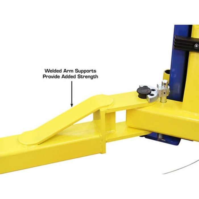 tlas 9KOHX 9,000 LB Overhead Two-Post Car Lift with Lawnmower Adapter | Heavy-Duty Automotive Equipment Combo | Model XH-9KOHX-COMBO-FPD