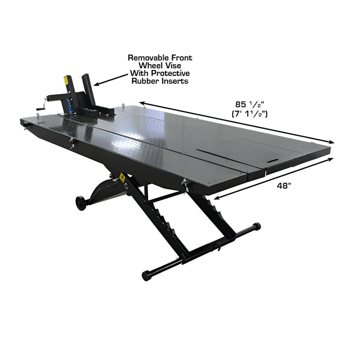 Atlas Automotive ACL XLT Air-Operated Motorcycle & ATV Lift – 1,000 lb Capacity