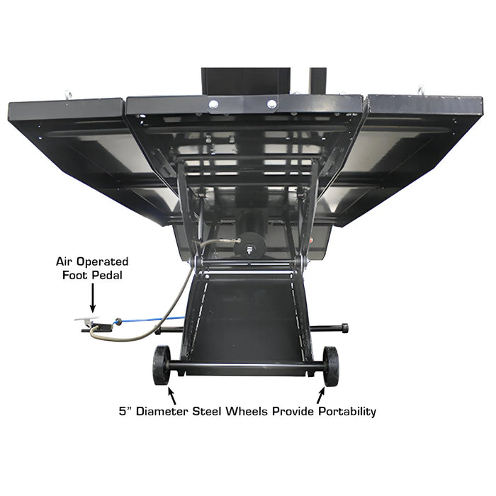 Atlas Automotive ACL XLT Air-Operated Motorcycle & ATV Lift – 1,000 lb Capacity