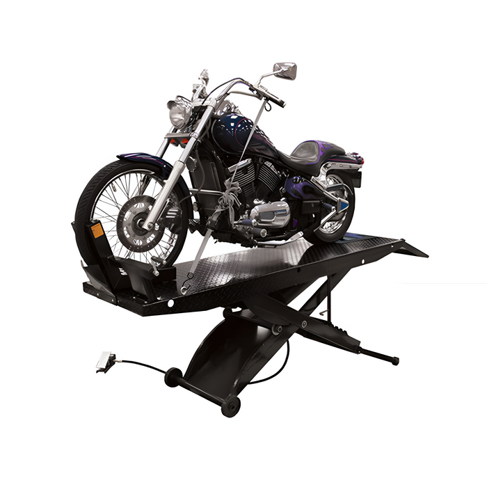 Atlas Equipment ACL Air-Operated Motorcycle Lift – 1,000 lb Capacity with Roller Plate (HT-ACL)