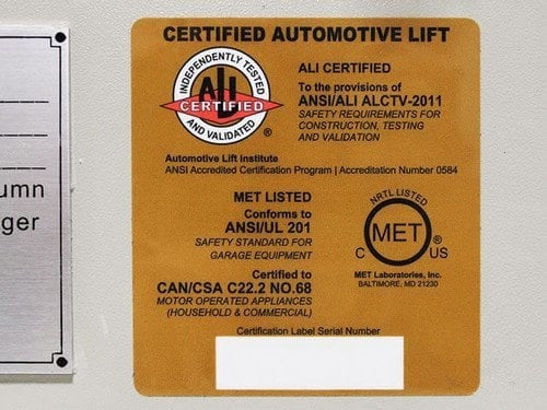 Atlas ML-4030BC Mobile Column Lift System – ALI Certified, Battery Powered, 66,000 lb. Capacity
