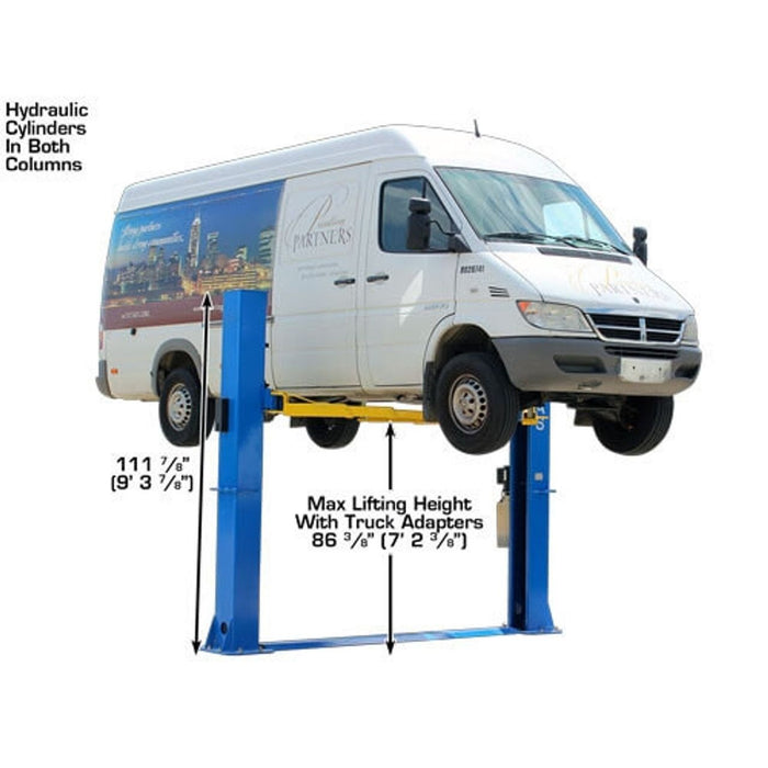 Atlas BP10000X 10,000 LB Baseplate Two-Post Car Lift | Commercial Grade Automotive Equipment | Model ATTD-BP10000X