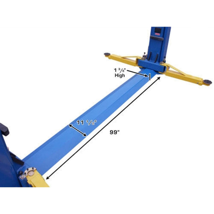 Atlas BP8000 2-Post Car Lift with Lawnmower Adapter Combo – 8,000 lb Capacity Garage Equipment
