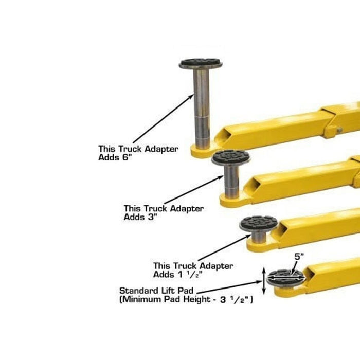 Atlas BP8000 2-Post Car Lift with Lawnmower Adapter Combo – 8,000 lb Capacity Garage Equipment