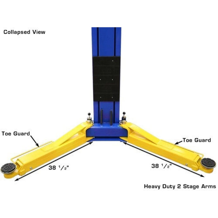 Atlas OHX10000X Extra Tall 2-Post Lift – Commercial Grade 10,000 lb. Capacity Automotive Hoist (ATTD-OHX10000X)