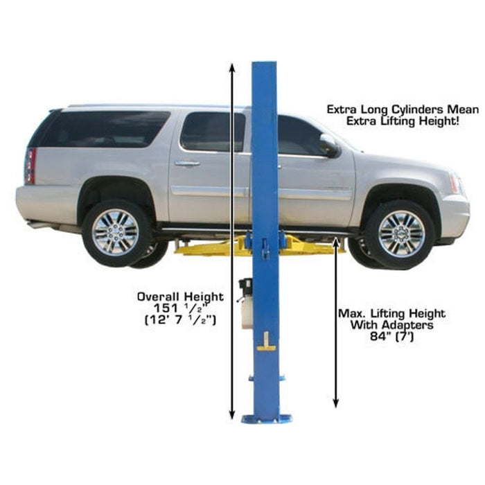 Atlas OHX10000X Extra Tall 2-Post Lift – Commercial Grade 10,000 lb. Capacity Automotive Hoist (ATTD-OHX10000X)
