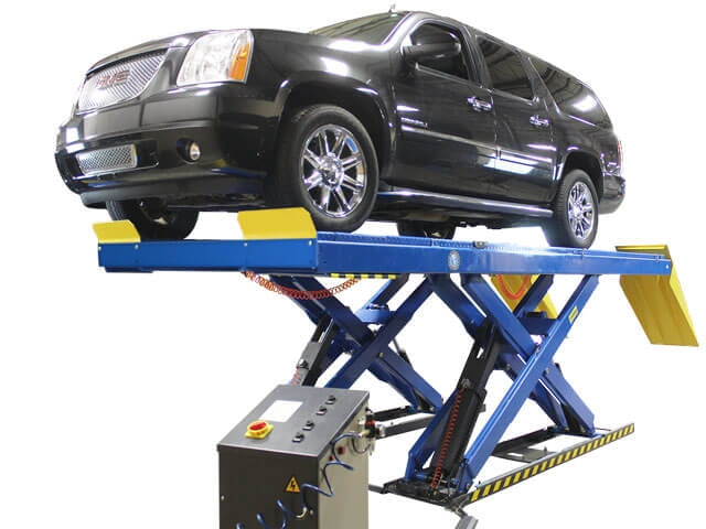Atlas PX16A 16,000 lb Alignment Scissor Lift with Turntables – Flush Mount Lift (ATPK-PX16A-CF)