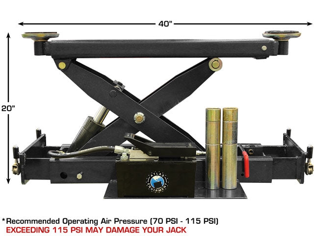 Atlas PX16A Scissor Alignment Lift with RJ8 Rolling Jack Combo – 16,000 lb Capacity (WILL CALL ONLY)