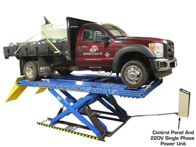 Atlas PX16A Scissor Alignment Lift with RJ8 Rolling Jack Combo – 16,000 lb Capacity (WILL CALL ONLY)