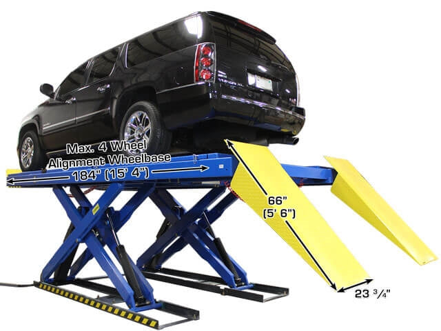 Atlas PX16A Scissor Alignment Lift with RJ8 Rolling Jack Combo – 16,000 lb Capacity (WILL CALL ONLY)