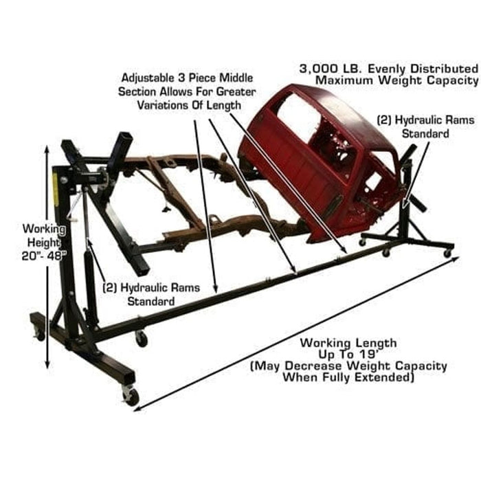 Atlas Equipment “SPINS” Automotive Rotisserie with Balance Bolt – HT-ROTI-NEW