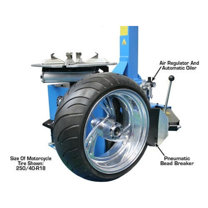 Atlas TC221 Rim-Clamp Tire Changer – Model ATTC221, 21″ Wheel Service Machine