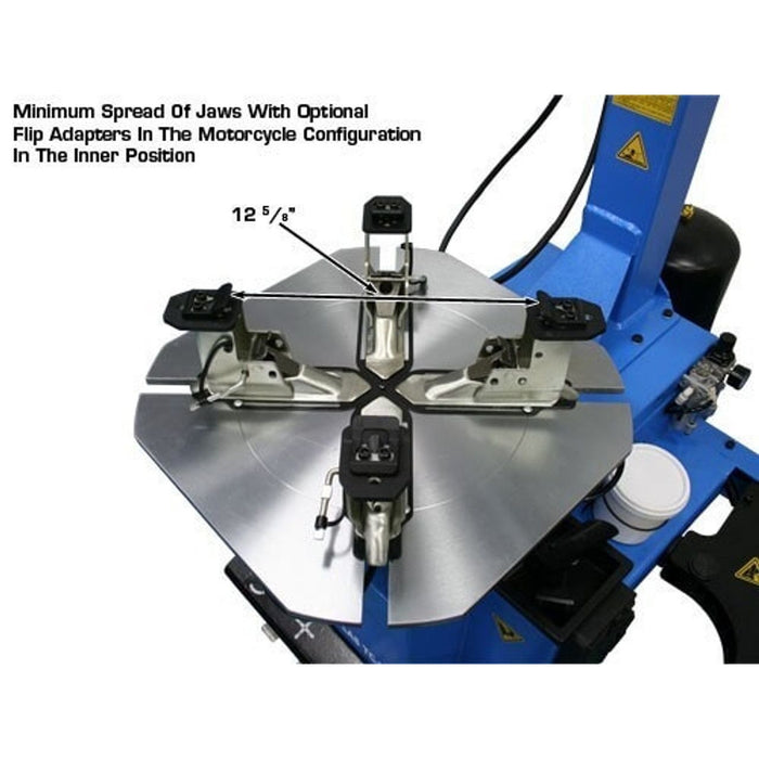Atlas TC221 Tire Changer + WB11 Wheel Balancer Motorcycle Combo | Professional Motorcycle Tire Service Kit | Model TCWB-MC-COMBO1-FPD