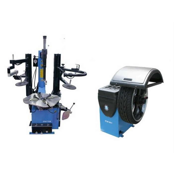 Atlas TC289DAA Tire Changer & WB11 Wheel Balancer Combo – Professional Rim Clamp Machine and Digital Wheel Balancer | TCWB-COMBO9-FPD