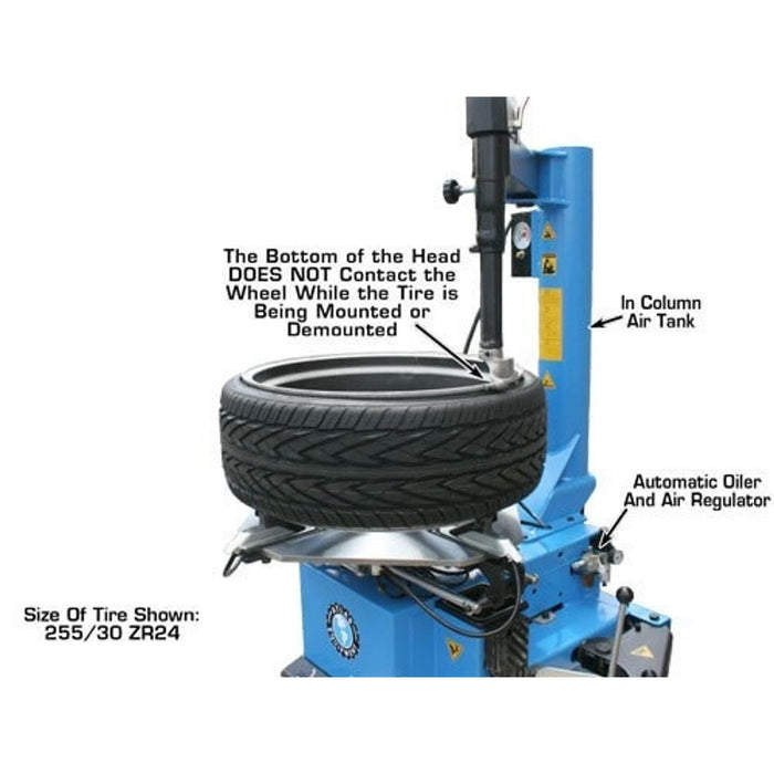 Atlas TC289LH Extra Large Rim-Clamp Tire Changer with Left Hand Assist Arm – Heavy-Duty Automotive Equipment