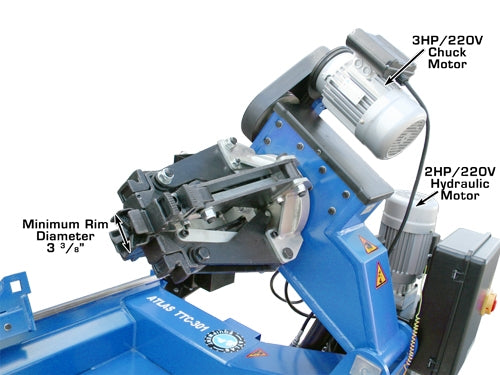 Atlas TC301 Tire Changer & WBT210 Wheel Balancer Combo – Professional Automotive Tire Service Equipment (Will Call )