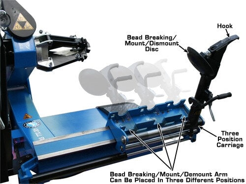 Atlas TC301 Tire Changer & WBT210 Wheel Balancer Combo – Professional Automotive Tire Service Equipment (Will Call )
