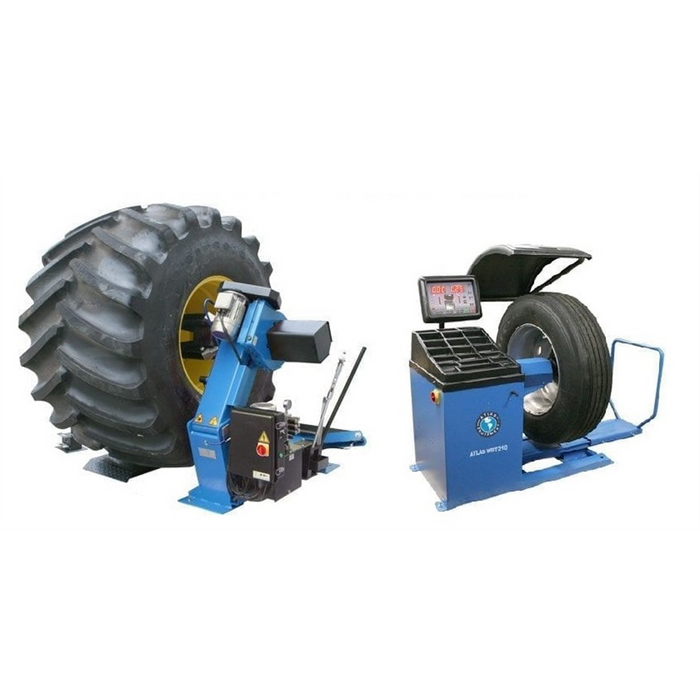Atlas Equipment TC303 + WBT210 Heavy‑Duty Truck Tire Changer & Wheel Balancer Combo | TTCWB‑COMBO3‑FPD