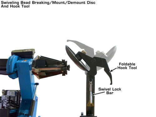 Atlas TC303 + WBT210 Heavy‑Duty Truck Tire Changer & Wheel Balancer Combo | TTCWB‑COMBO3 (Will Call)