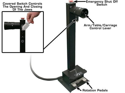 Atlas TC303 + WBT210 Heavy‑Duty Truck Tire Changer & Wheel Balancer Combo | TTCWB‑COMBO3 (Will Call)