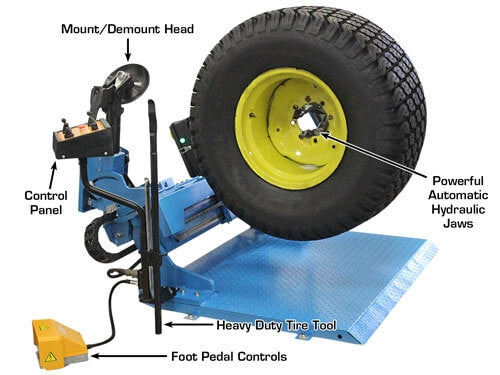 Atlas TC305A + WBT210 Heavy‑Duty Truck Tire Changer & Wheel Balancer Combo | TTCWB‑COMBO2 (Will Call)
