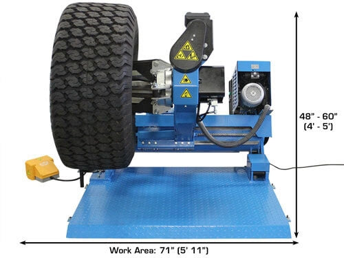 Atlas TC305A + WBT210 Heavy‑Duty Truck Tire Changer & Wheel Balancer Combo | TTCWB‑COMBO2 (Will Call)