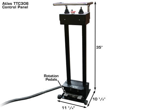 Atlas Equipment TC306 + WBT210 Heavy‐Duty Truck Tire Changer & Wheel Balancer Combo | TTCWB‑COMBO4