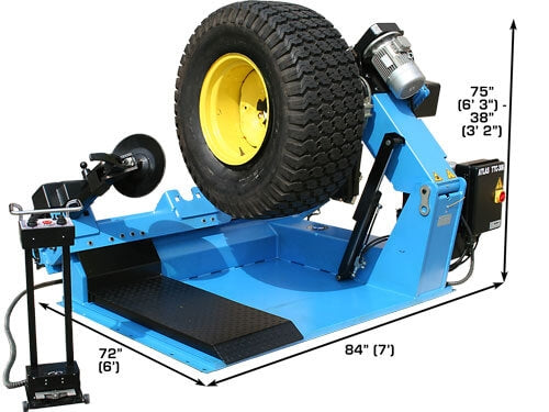 Atlas Equipment TC306 + WBT210 Heavy‐Duty Truck Tire Changer & Wheel Balancer Combo | TTCWB‑COMBO4