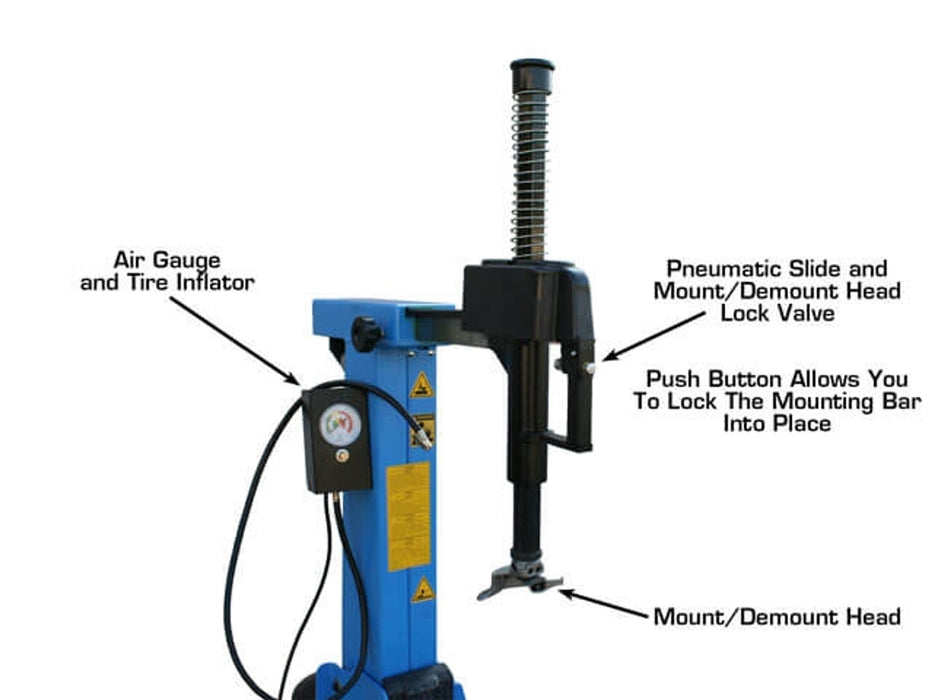 Atlas TC755EZ Tire Changer & WB49-2-PRO Wheel Balancer Combo – Professional Rim Clamp Machine & Digital Balancer | TCWB-COMBO4-FPD
