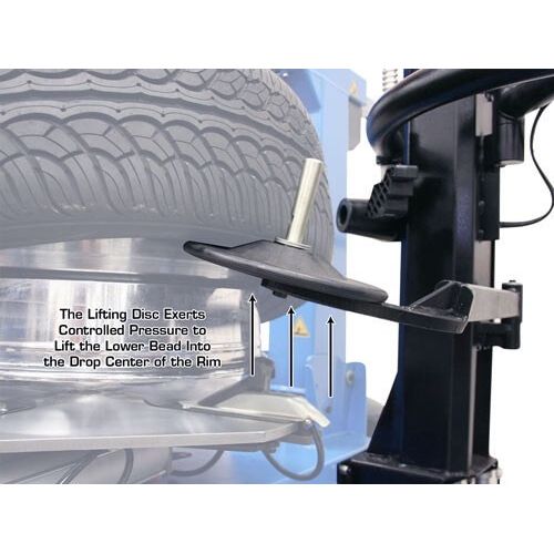 Atlas TC755EZ Tilt-Back Rim Clamp Tire Changer with E-Z Assist Arm | Professional Automotive Wheel Service Machine | Model TC755EZ