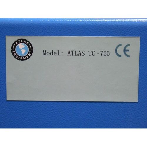Atlas TC755EZ Tilt-Back Rim Clamp Tire Changer with E-Z Assist Arm | Professional Automotive Wheel Service Machine | Model TC755EZ