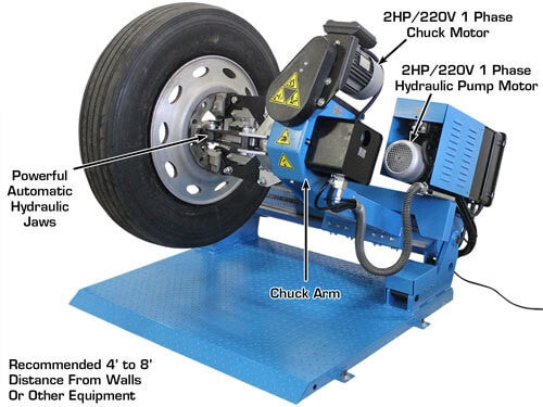 Atlas TTC305A Automated Truck Tire Changer – Heavy-Duty Commercial Tire Machine for Trucks & Buses (ATTC305A)
