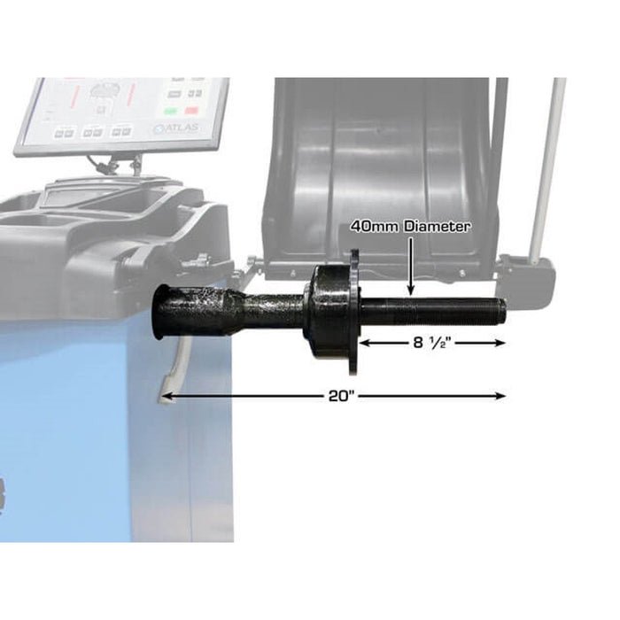 Atlas WB49-2 PRO 3D Computer Wheel Balancer | Premium Professional Automotive Wheel Balancing Machine | Model ATWB49-2-PRO