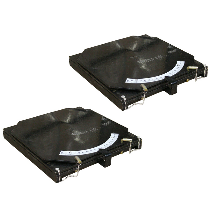 Atlas Automotive Equipment Alignment Turntable Set – 1 Pair with Gauge