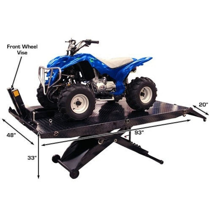 Atlas Cyclelift XLT Motorcycle/ATV Lift – 1,000 lb Capacity (HT-CYCLELIFT-XLT)