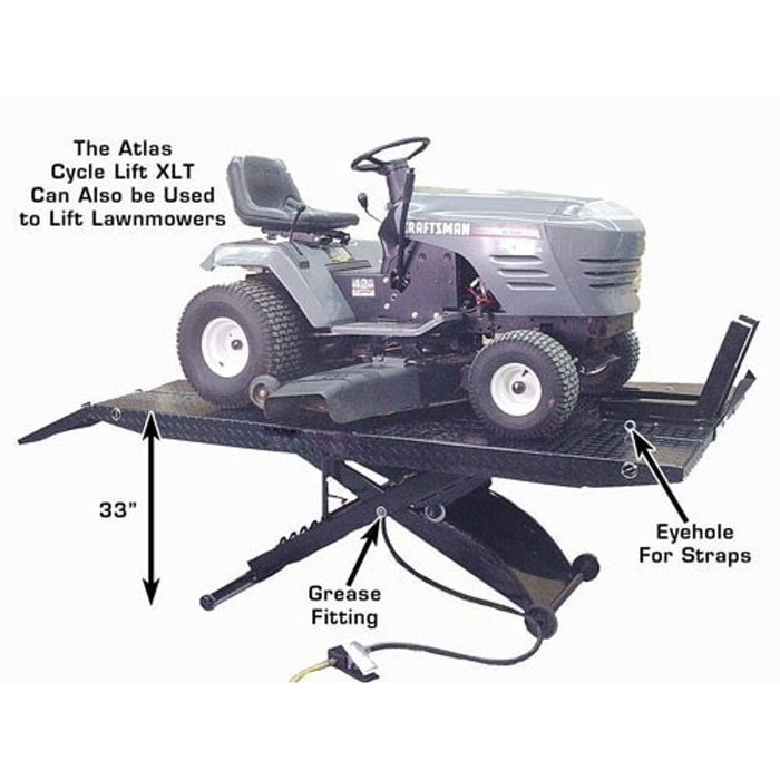 Atlas Cyclelift XLT Motorcycle/ATV Lift – 1,000 lb Capacity (HT-CYCLELIFT-XLT)