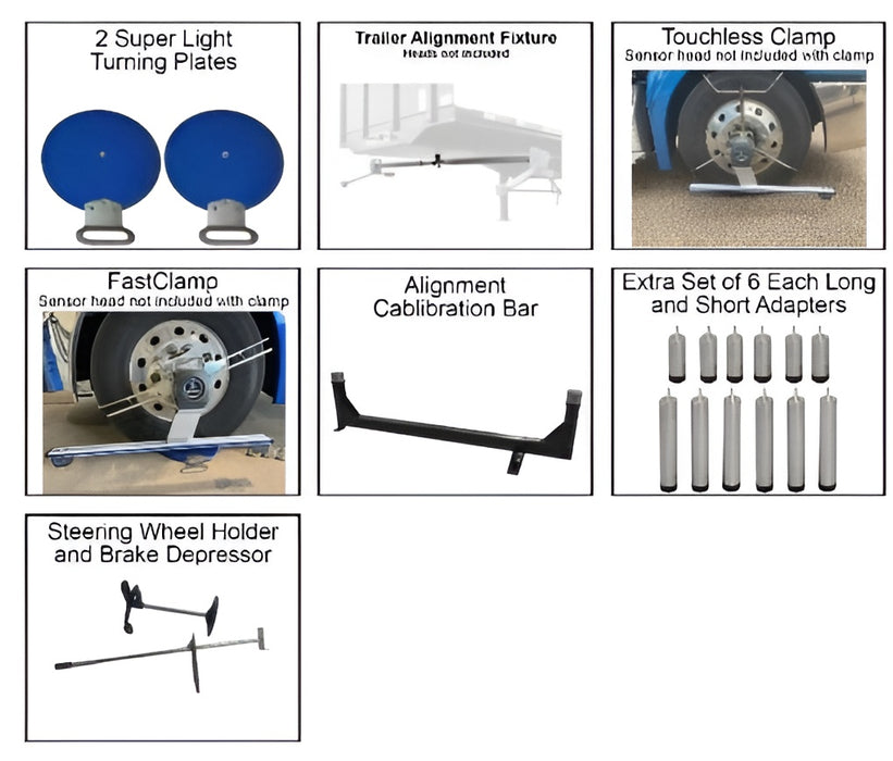 Atlas Edge Express Truck Alignment System – Fast Wireless Heavy-Duty Alignment Machine (ATEDGE-TD8060NA)