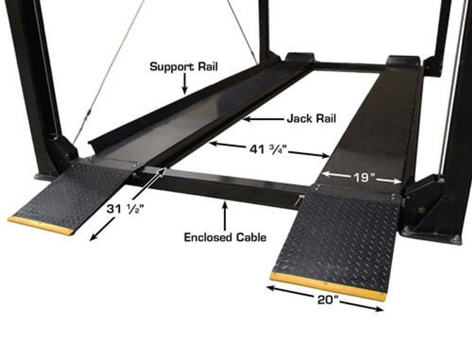 Atlas PRO7000ST Super Tall 4-Post Lift – 7,000 lb Capacity Car Storage & Service Lift | Atlas Automotive Equipment XH-PRO7000ST